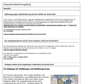 Tablet Screenshot of integrationsbeirat-augsburg.de